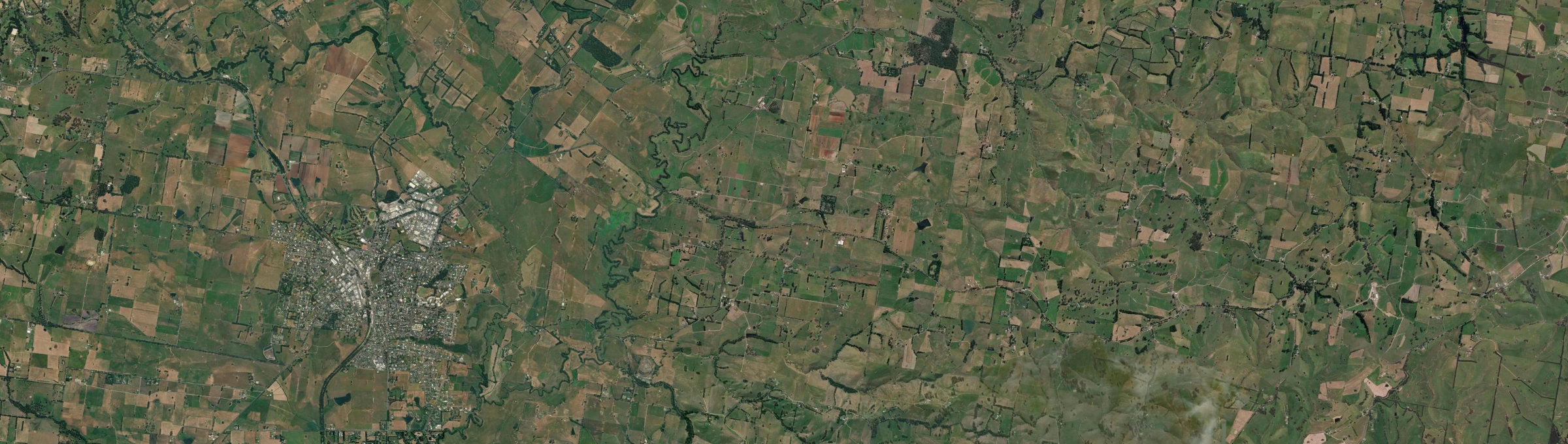 Aerial view of Koorooman, VIC
