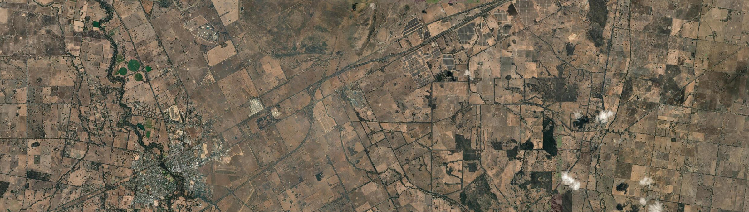Aerial view of Winton (Vic.), VIC