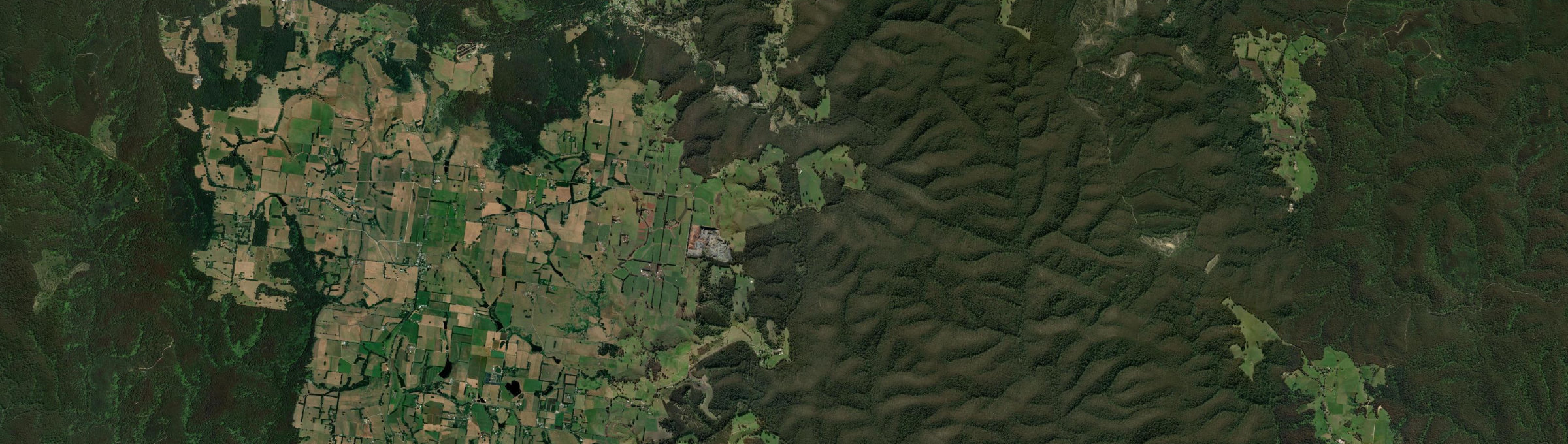 Aerial view of Neerim North, VIC