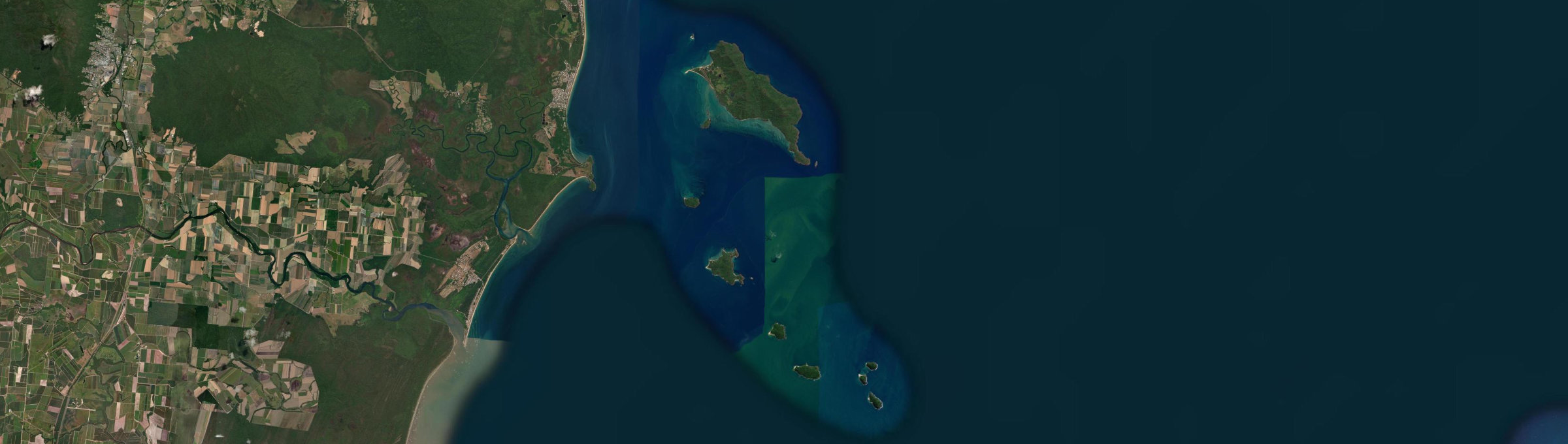 Aerial view of Dunk, QLD