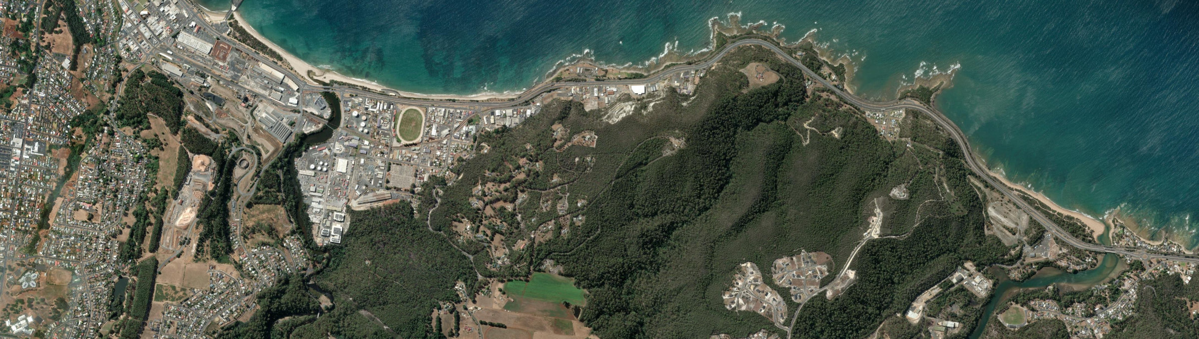 Aerial view of Round Hill (Tas.), TAS