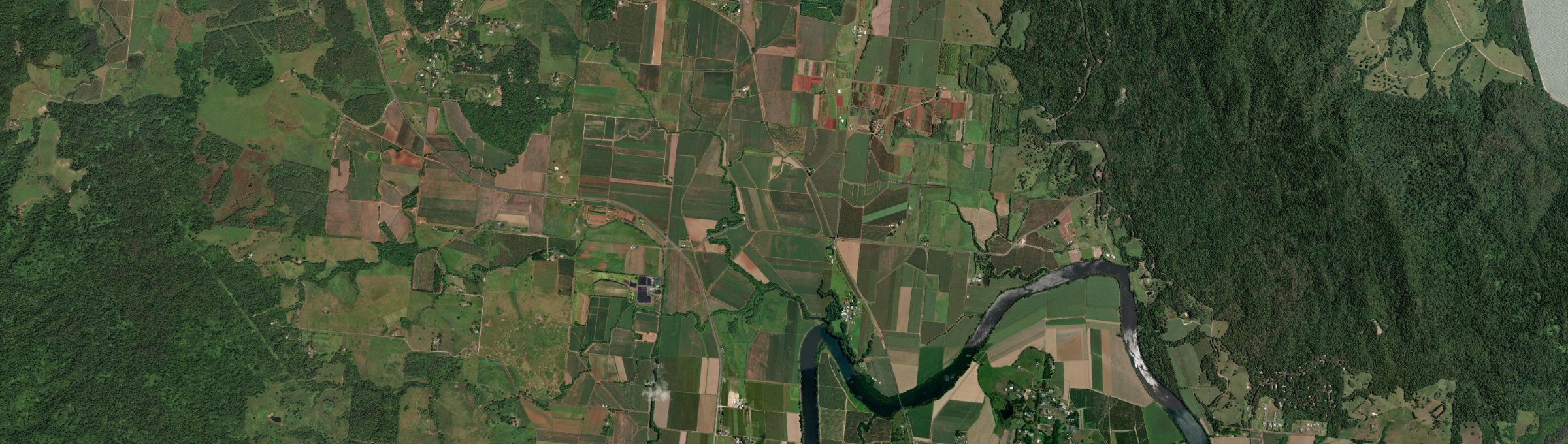 Aerial view of Daradgee, QLD