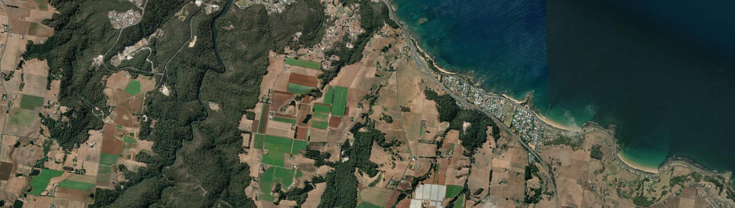 Aerial view of Howth, TAS
