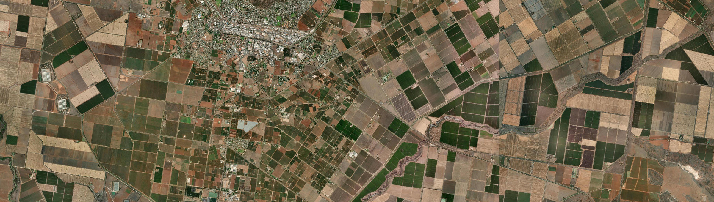 Aerial view of Yoogali, NSW