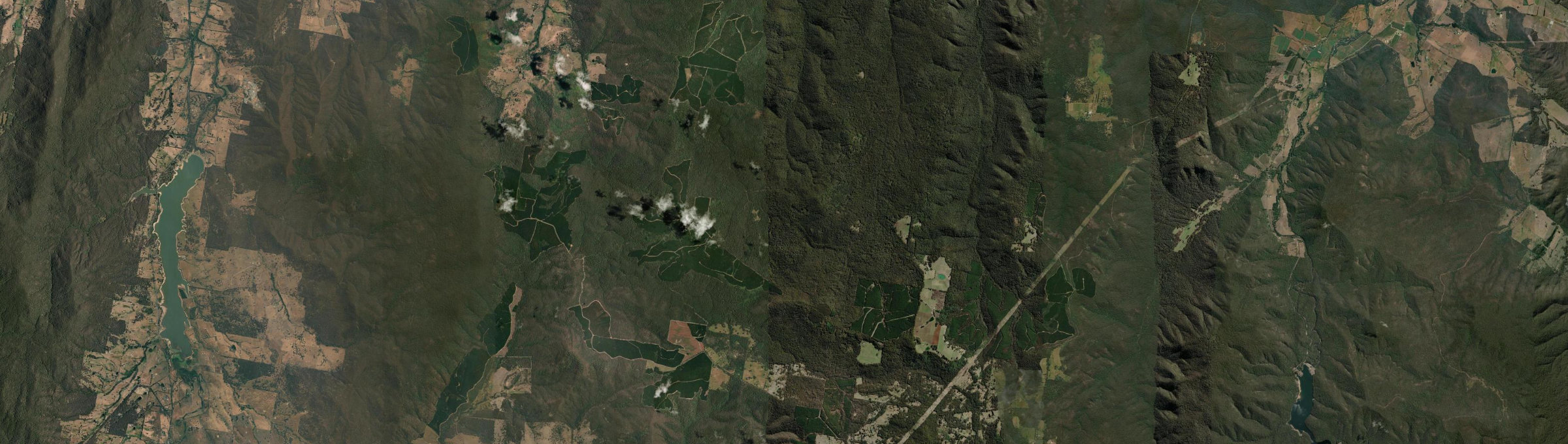 Aerial view of Archerton, VIC
