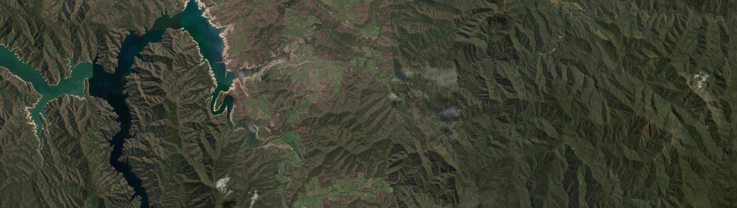 Aerial view of Howqua, VIC