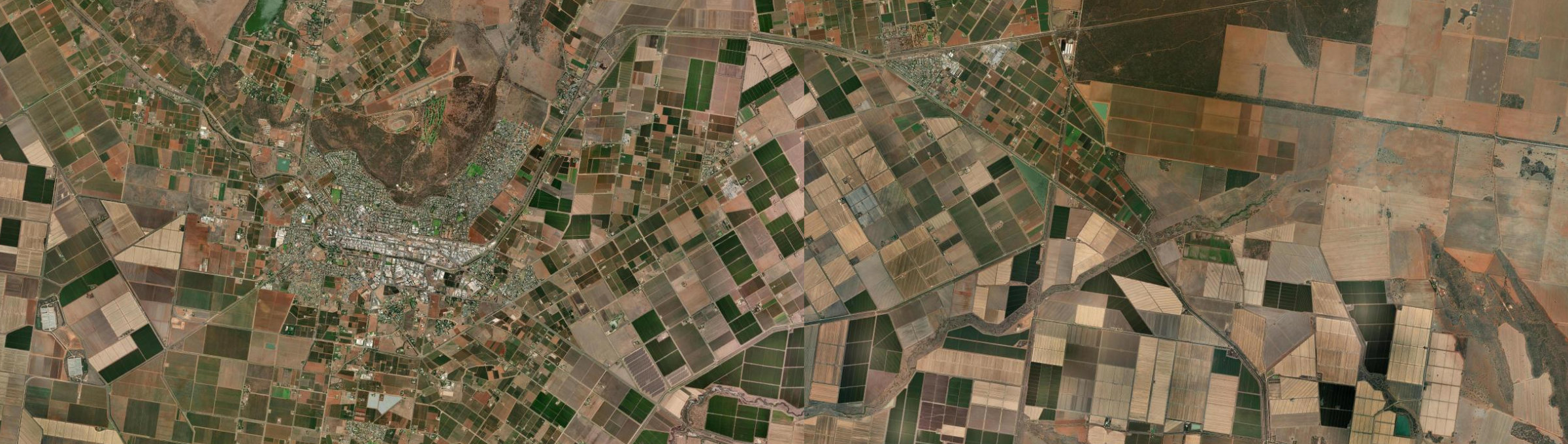 Aerial view of Bilbul, NSW