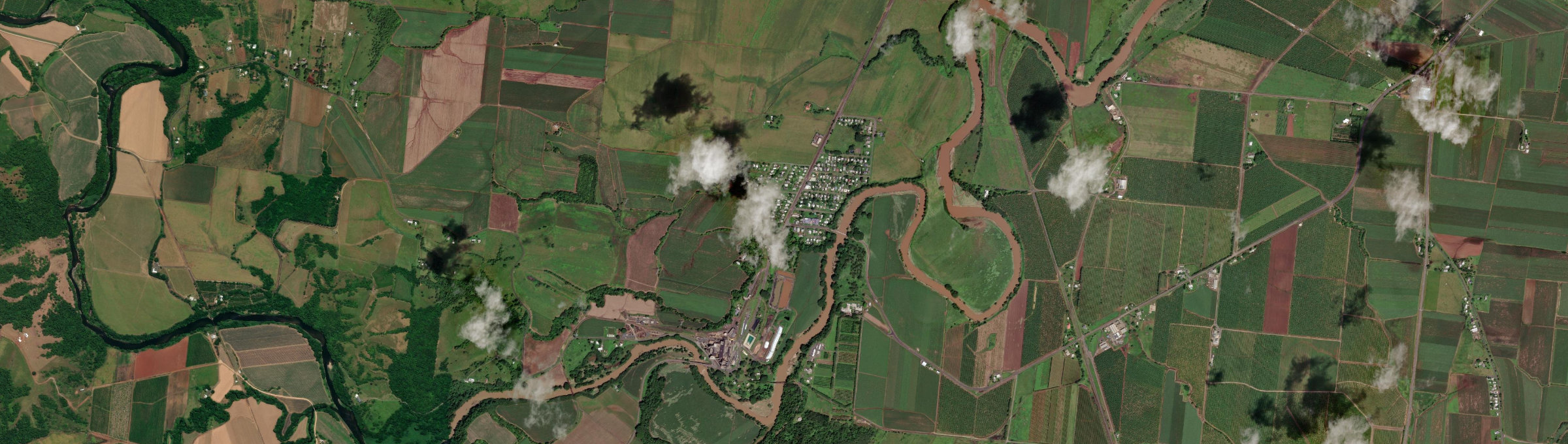 Aerial view of South Johnstone, QLD