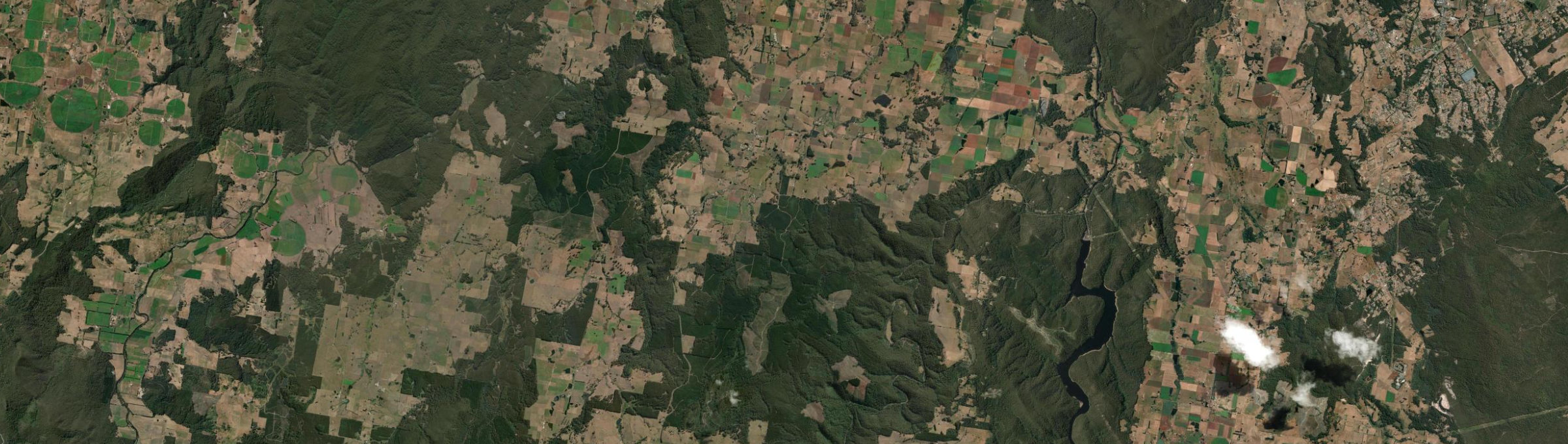 Aerial view of Sprent, TAS