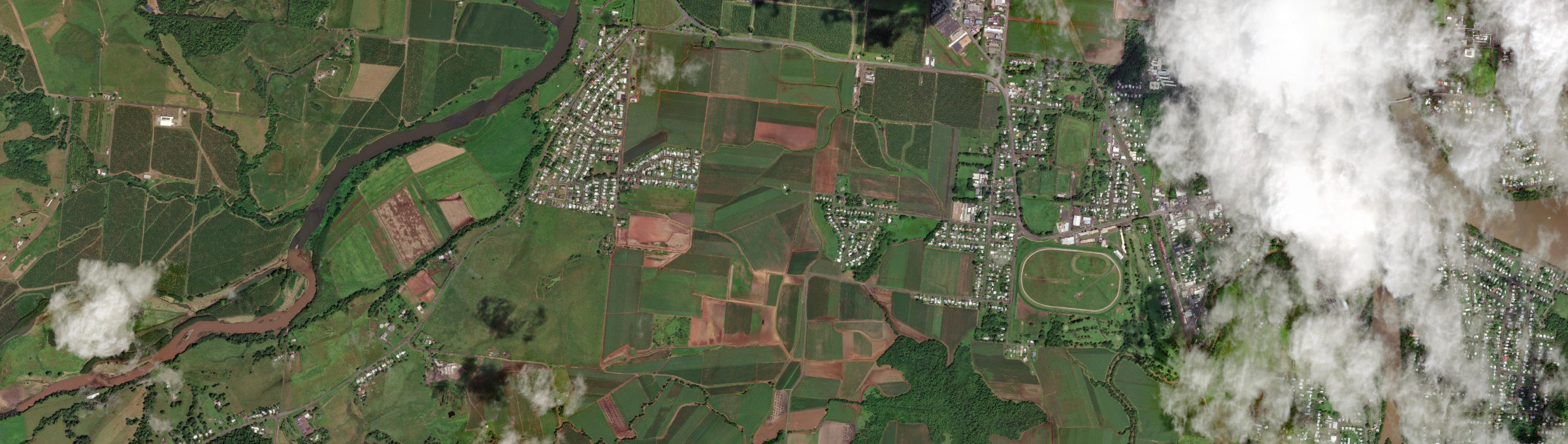 Aerial view of Hudson, QLD