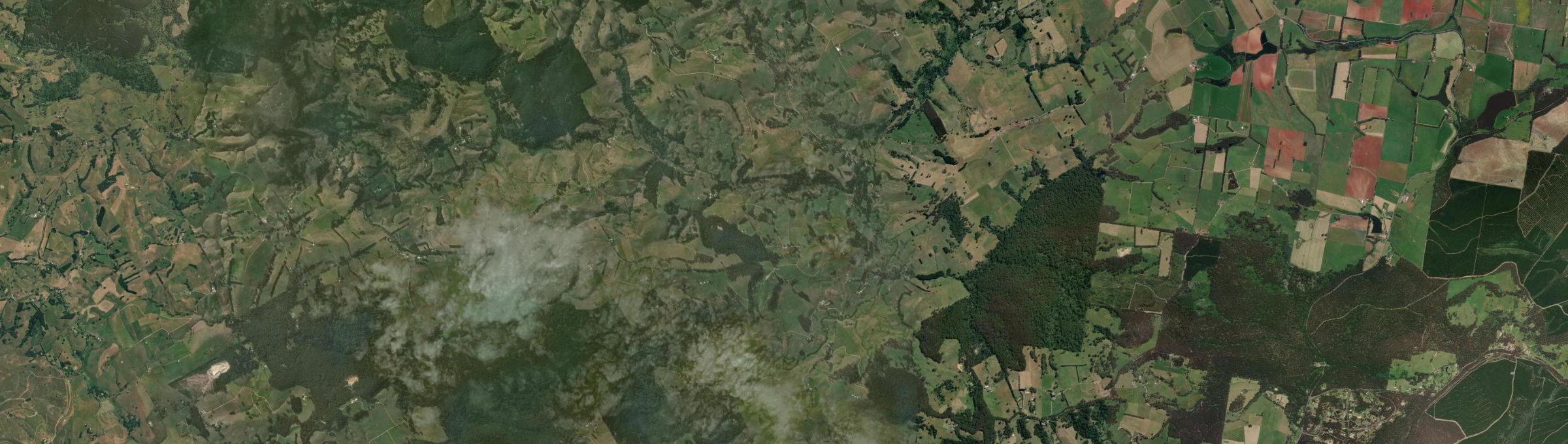 Aerial view of Allambee South, VIC