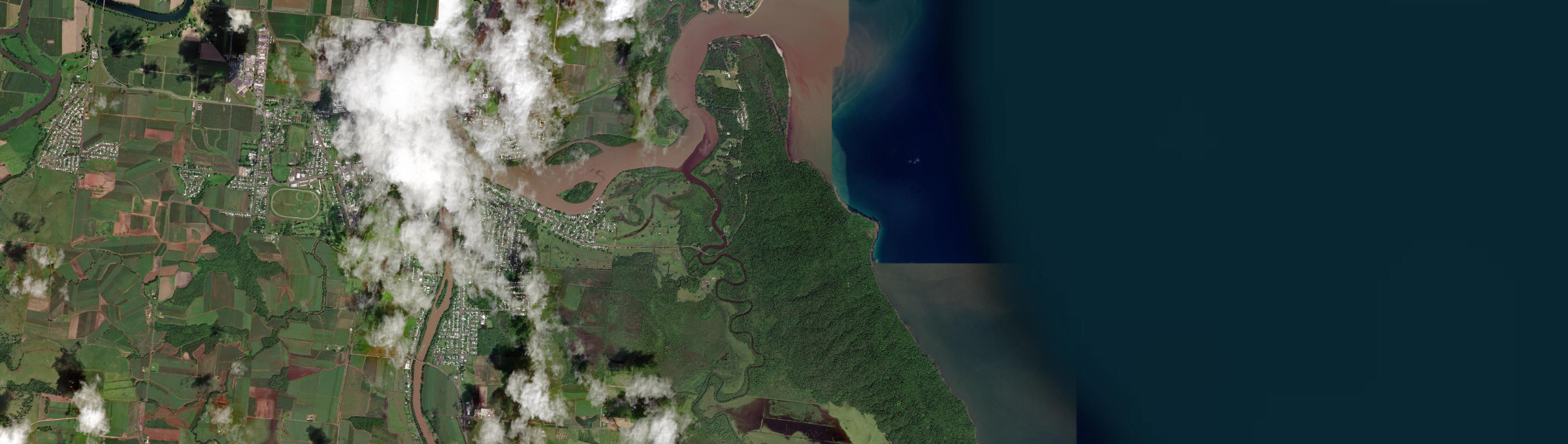 Aerial view of Coquette Point, QLD