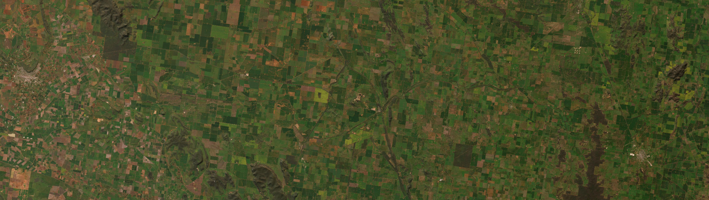 Aerial view of Ardlethan, NSW