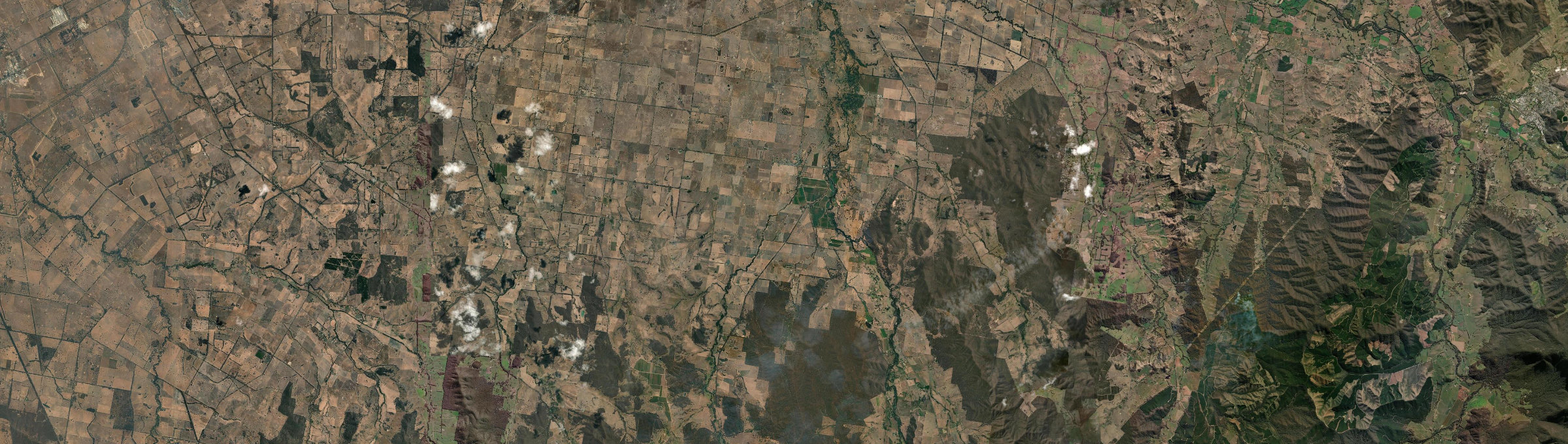 Aerial view of Moyhu, VIC