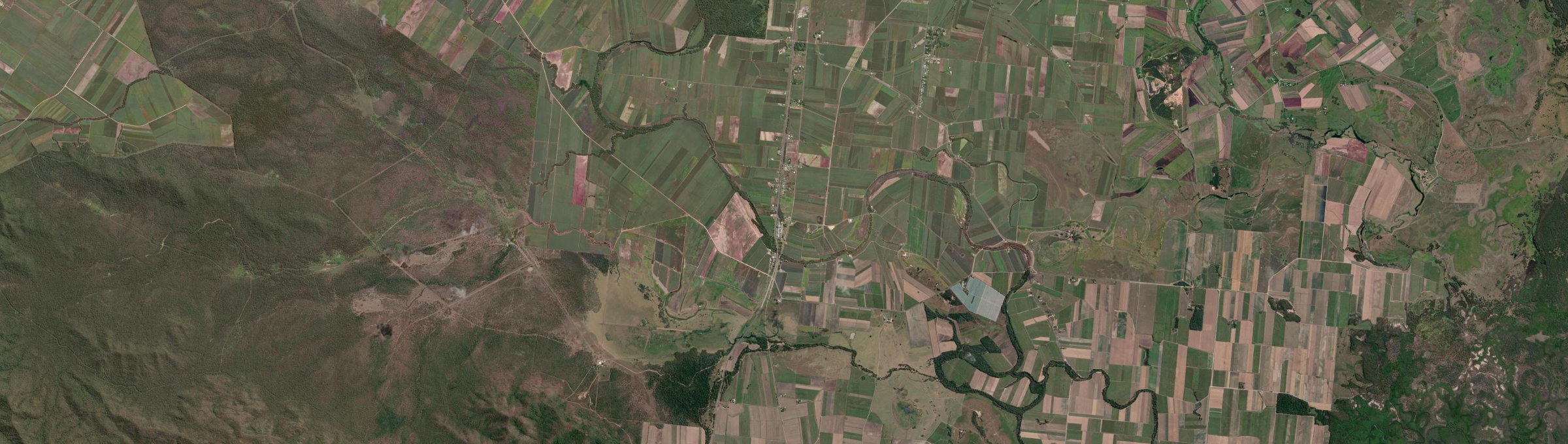 Aerial view of Toobanna, QLD