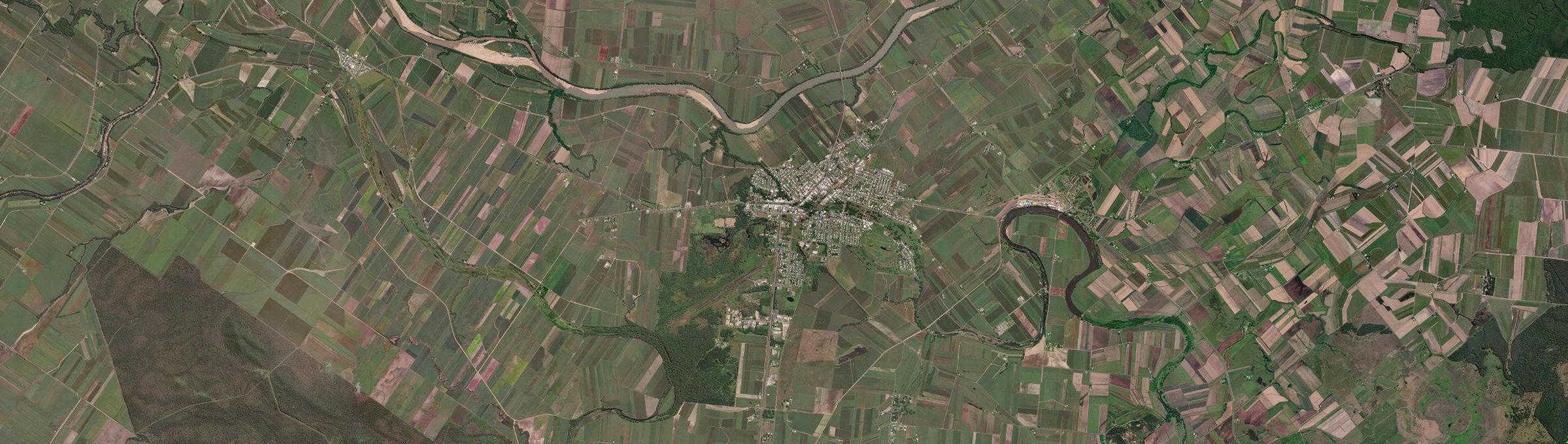 Aerial view of Ingham, QLD