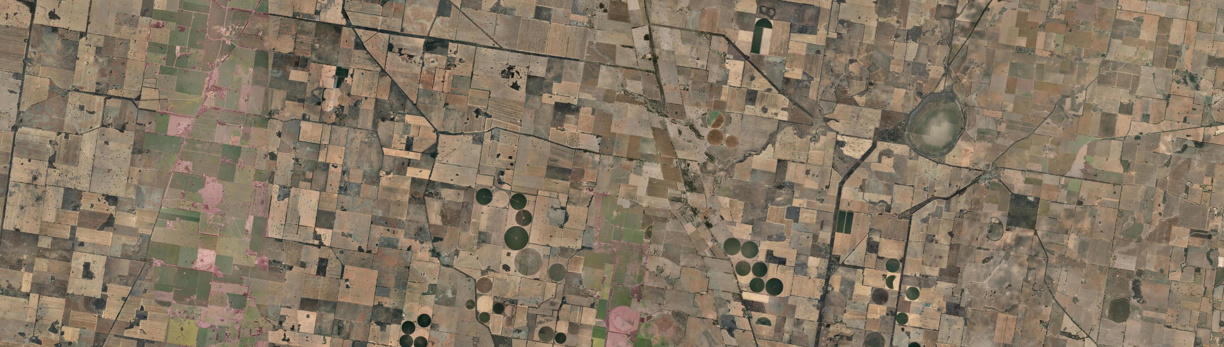 Aerial view of Lowesdale, NSW