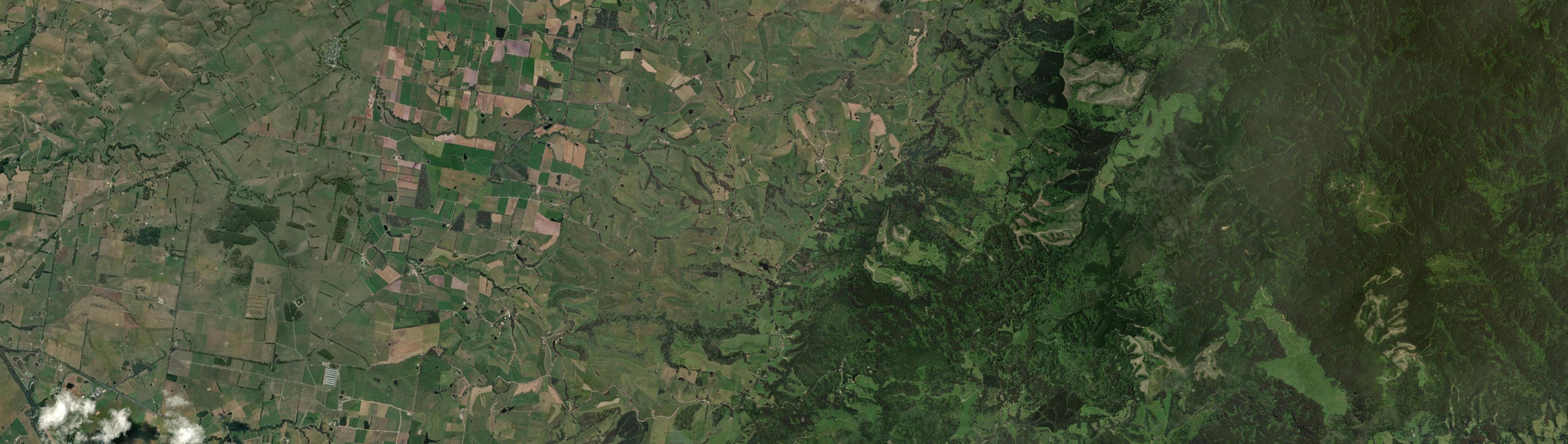 Aerial view of Dollar, VIC