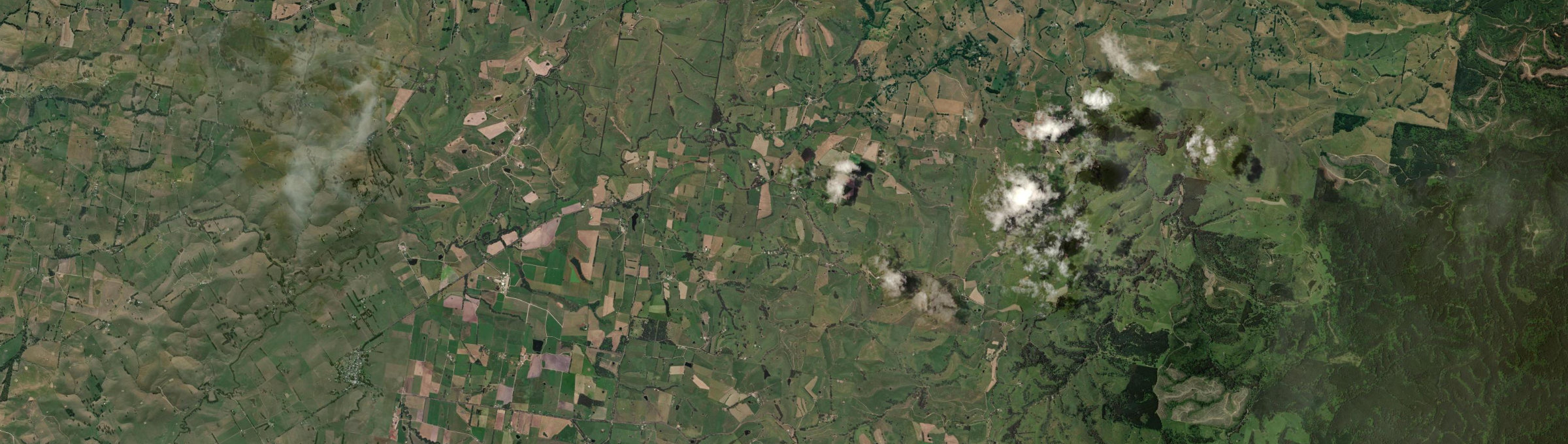 Aerial view of Dumbalk North, VIC
