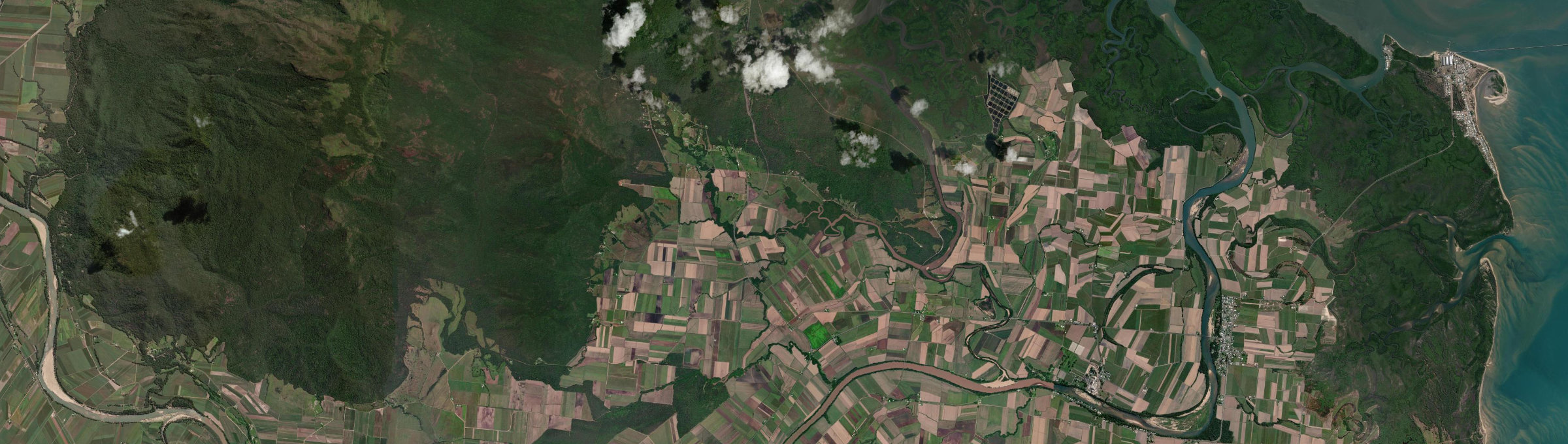 Aerial view of Bemerside, QLD