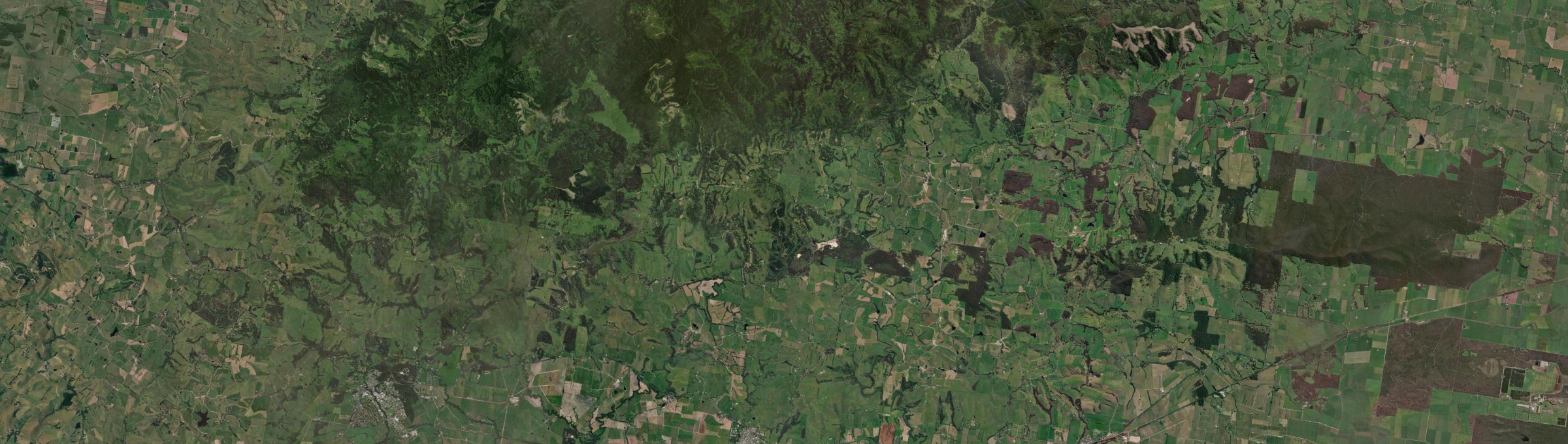 Aerial view of Toora North, VIC