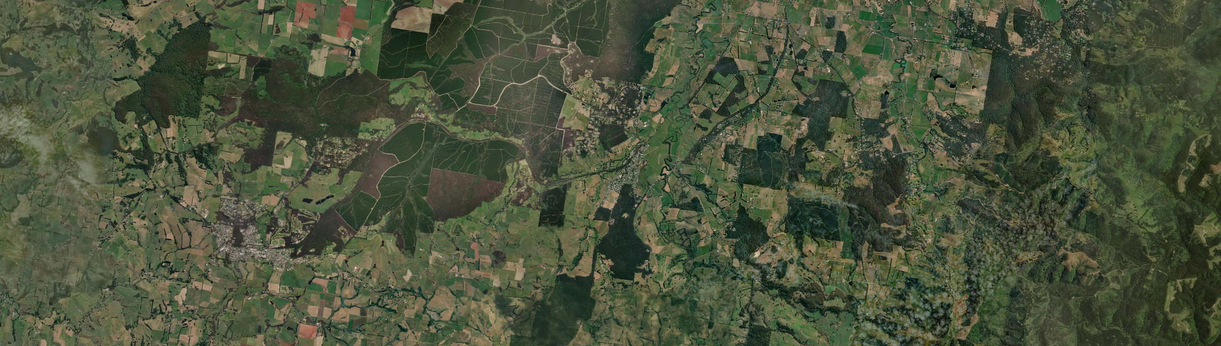 Aerial view of Boolarra, VIC