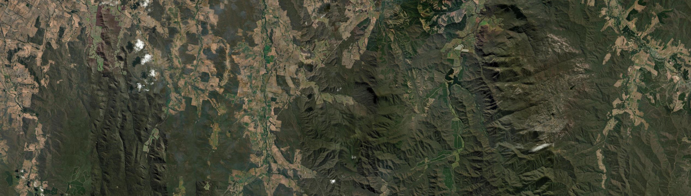 Aerial view of Edi Upper, VIC