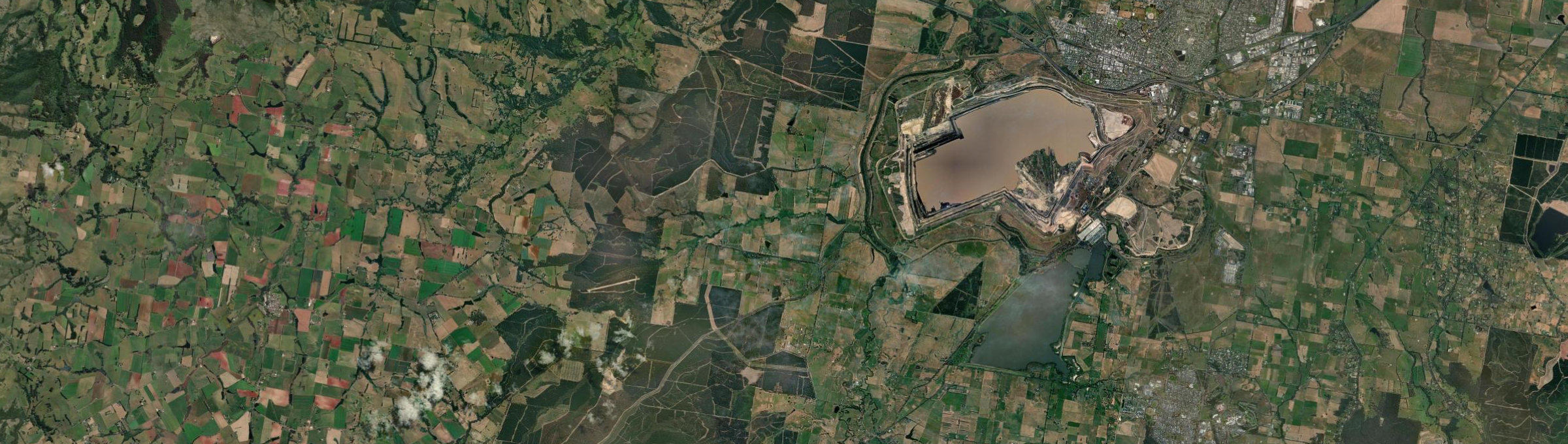 Aerial view of Driffield, VIC
