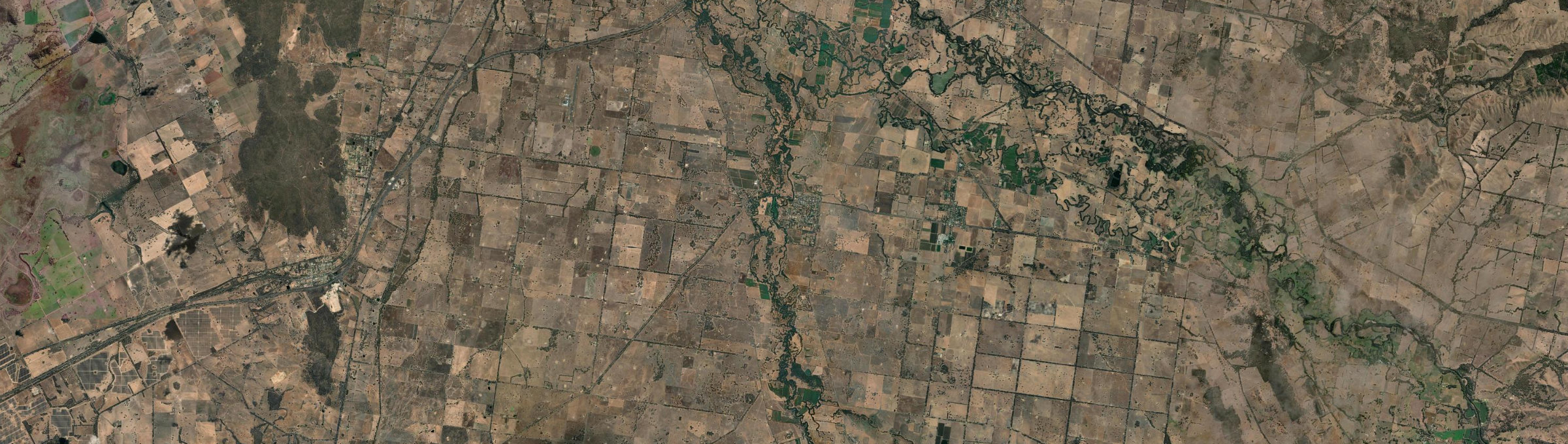 Aerial view of Oxley (Vic.), VIC