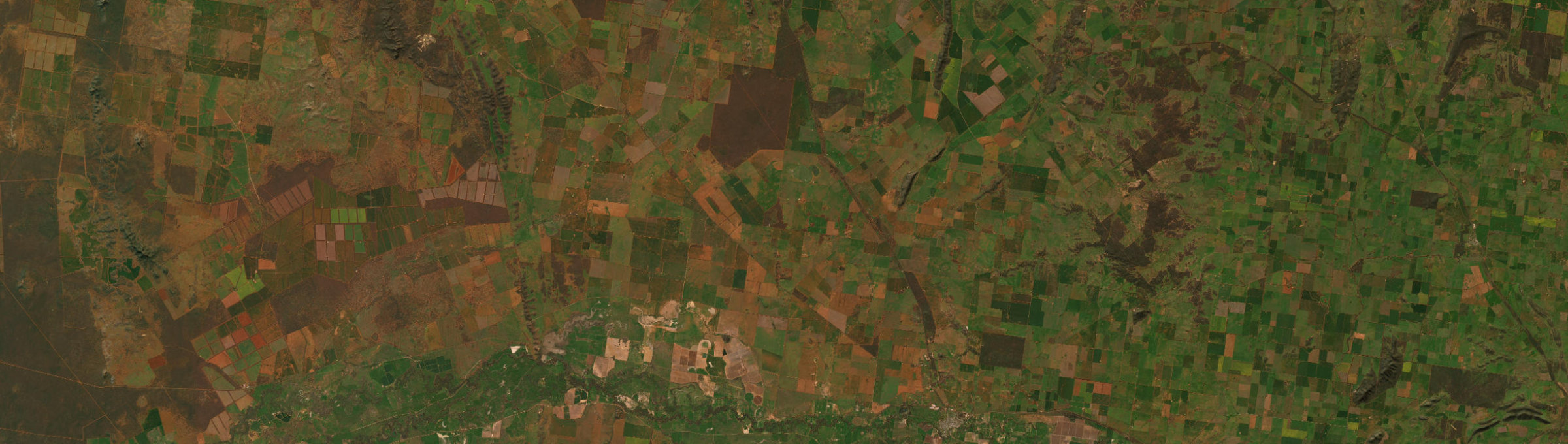 Aerial view of Condobolin, NSW