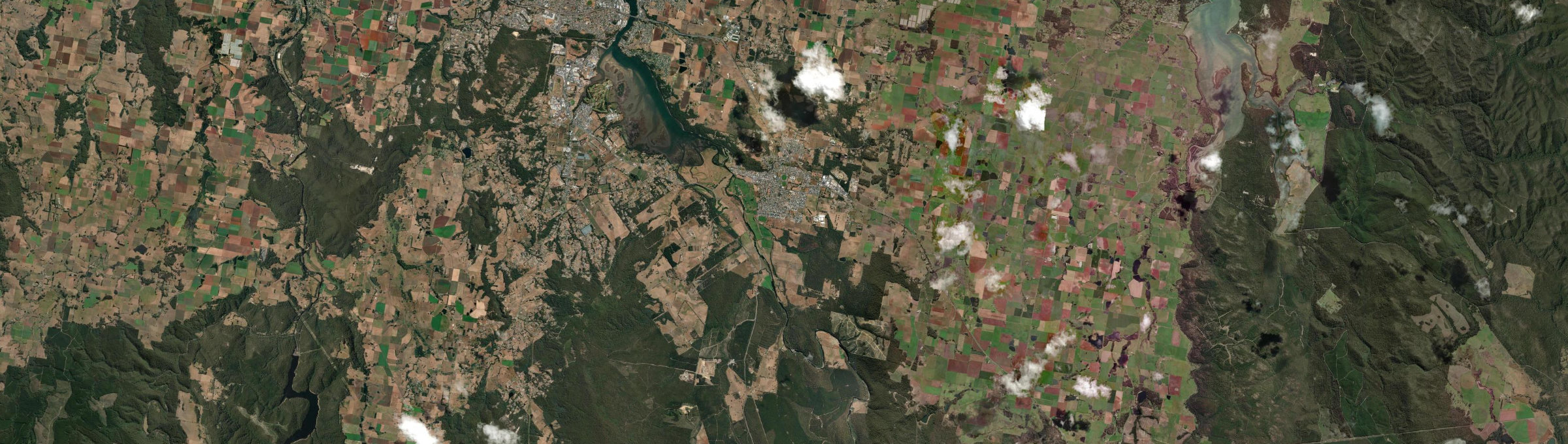 Aerial view of Latrobe, TAS