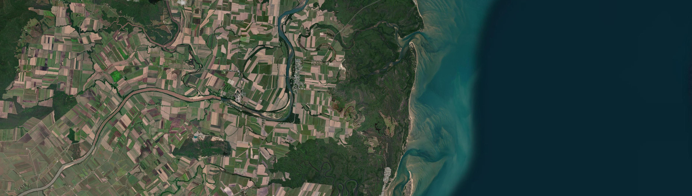 Aerial view of Halifax, QLD