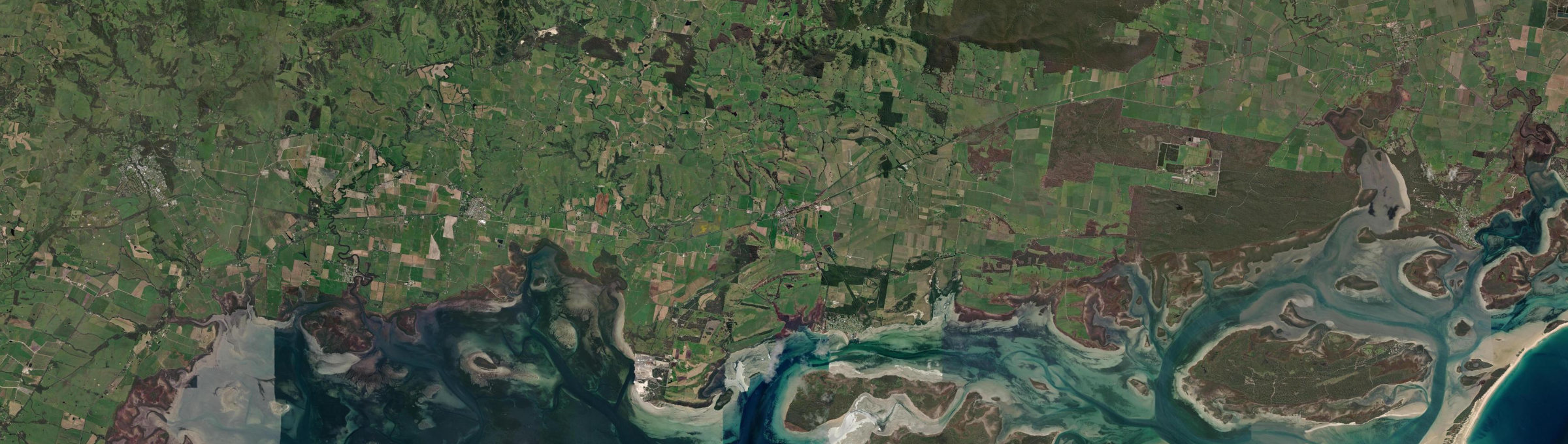 Aerial view of Welshpool (Vic.), VIC