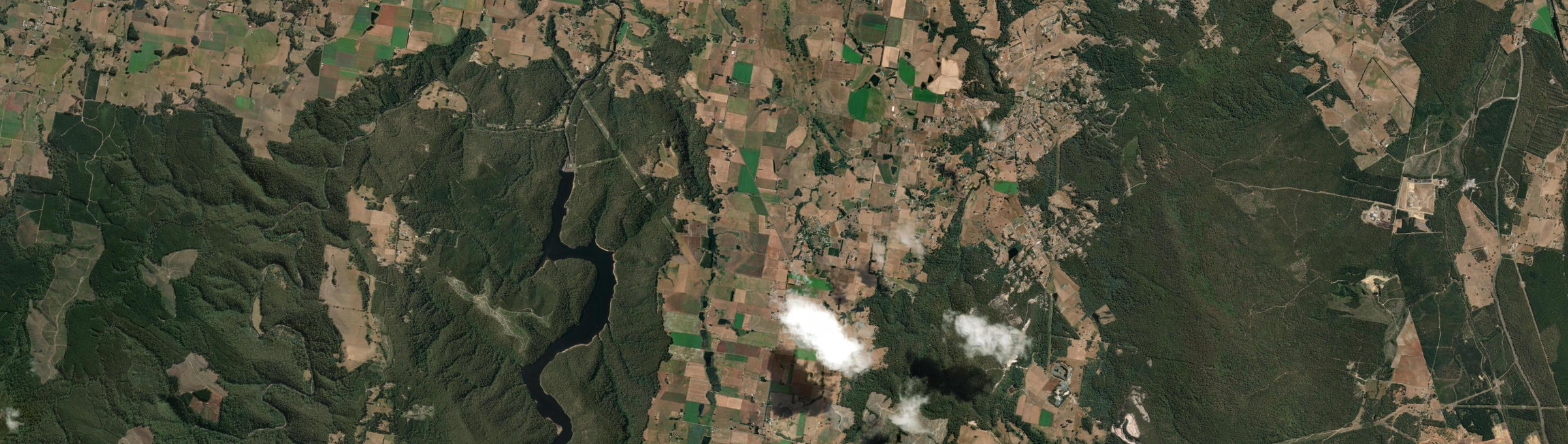 Aerial view of Lower Barrington, TAS