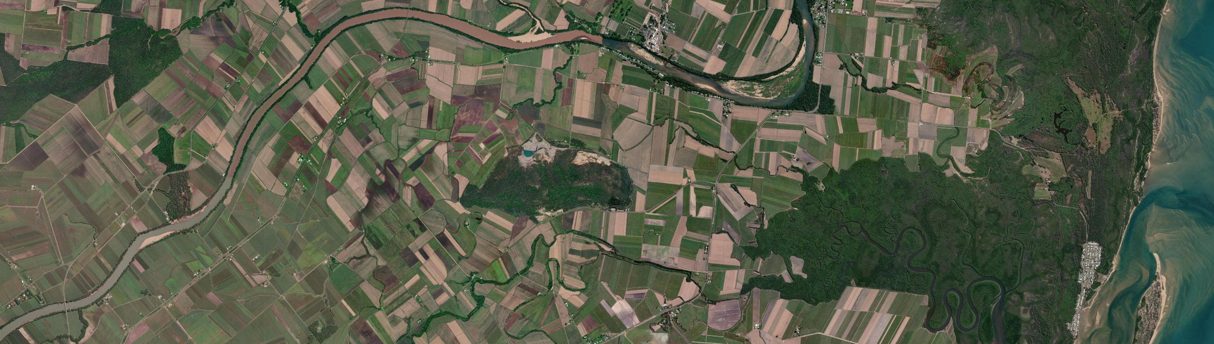 Aerial view of Cordelia, QLD