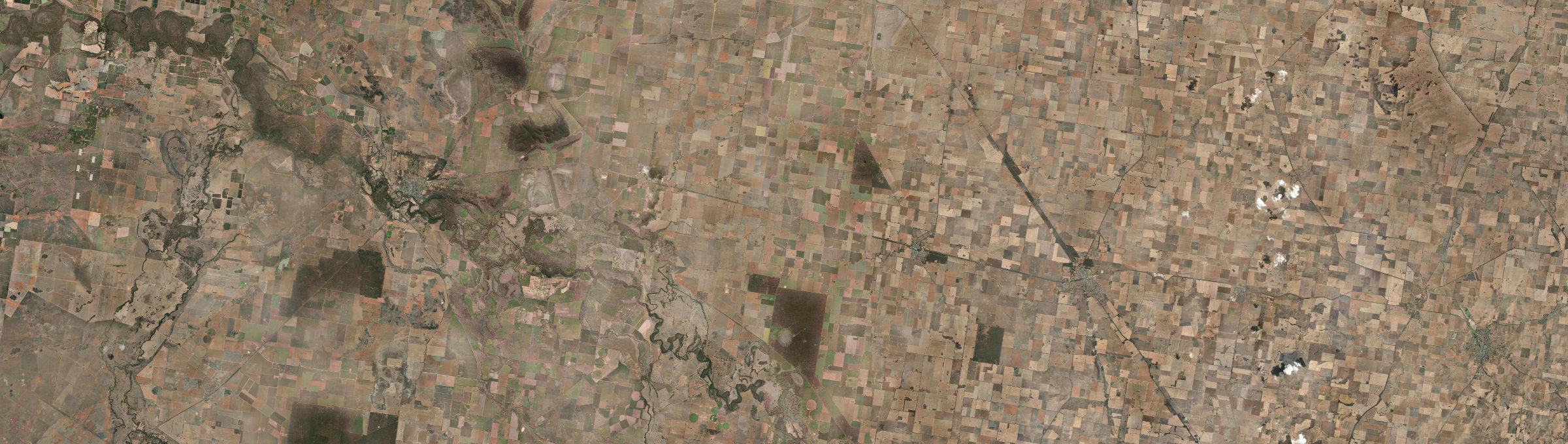 Aerial view of Matong, NSW