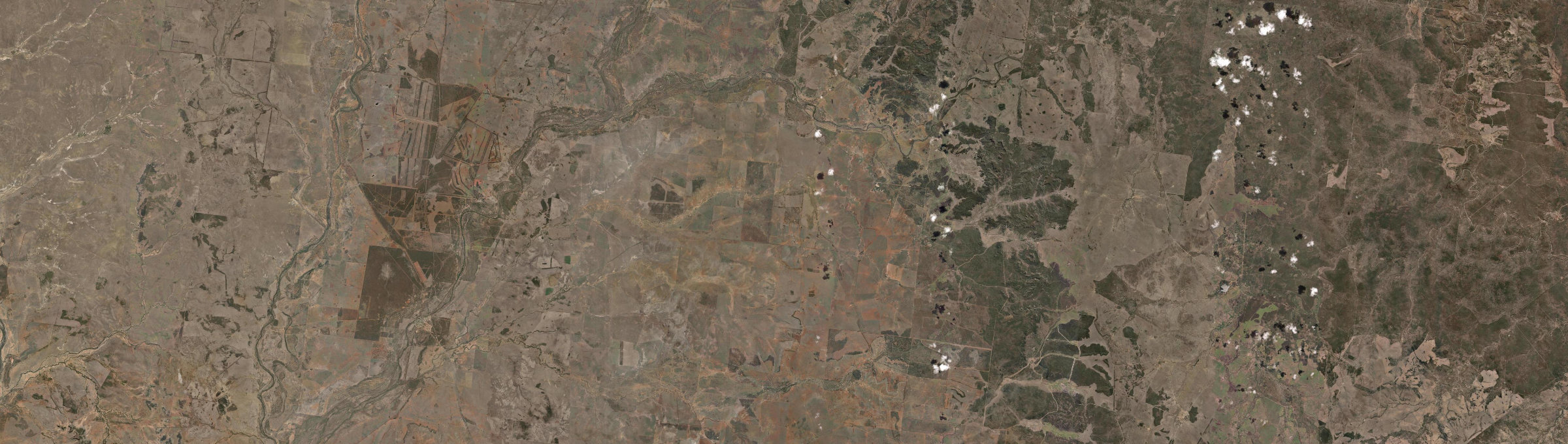 Aerial view of Caroline Crossing, QLD