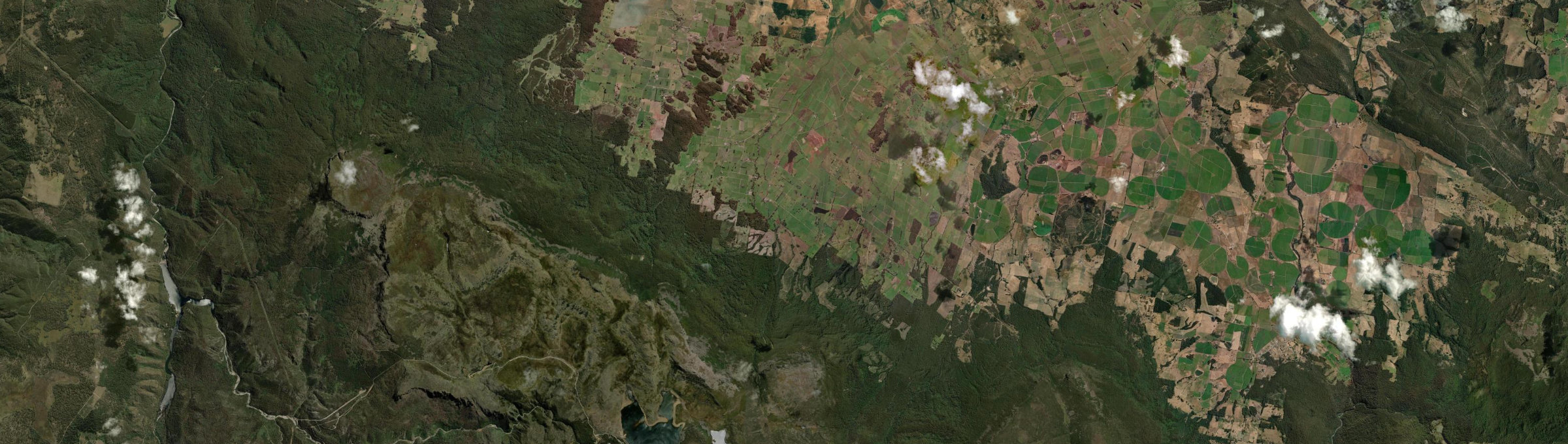 Aerial view of Caveside, TAS