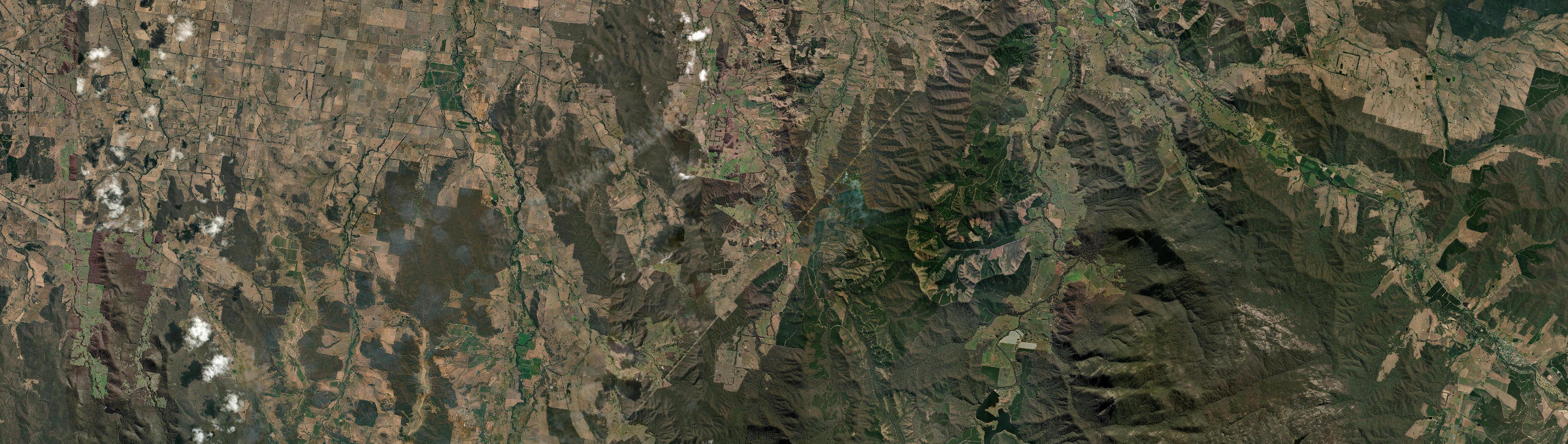 Aerial view of Carboor, VIC