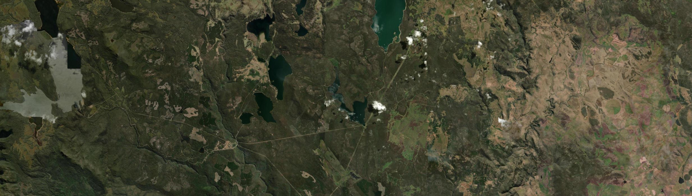 Aerial view of Dee, TAS