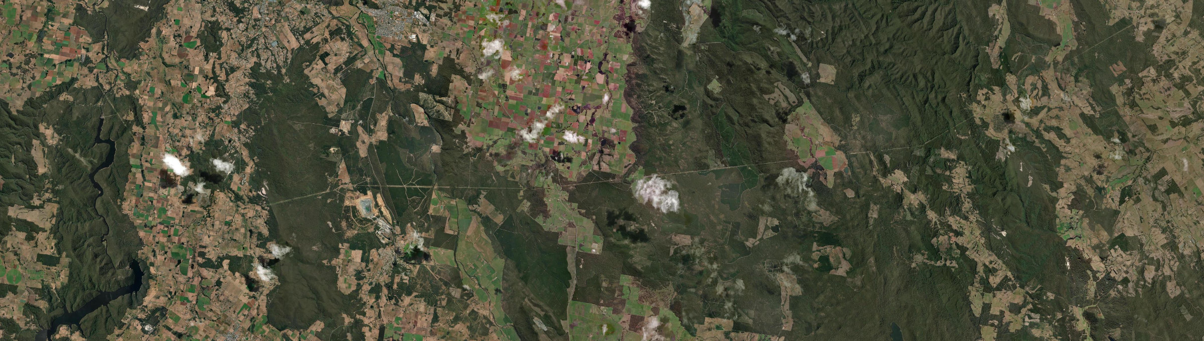 Aerial view of Sassafras (Tas.), TAS