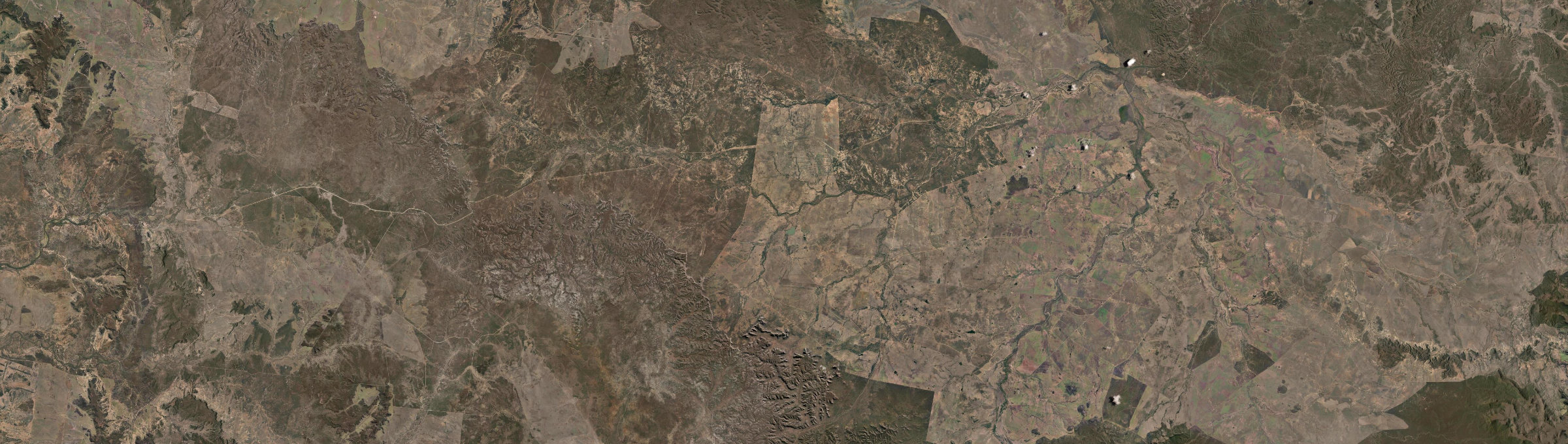 Aerial view of Mantuan Downs, QLD