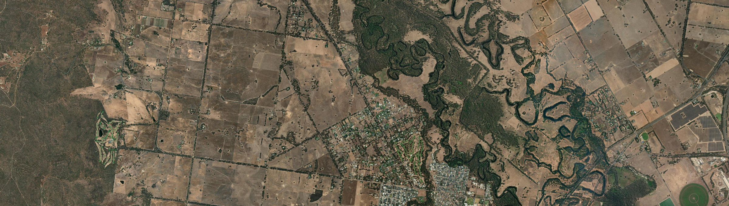 Aerial view of Waldara, VIC