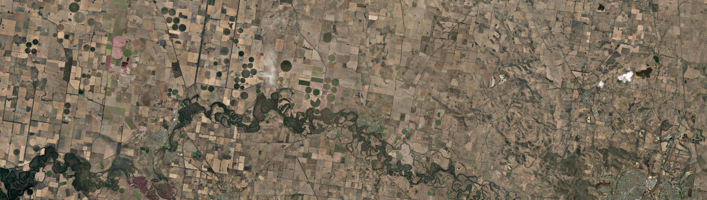 Aerial view of Howlong, NSW