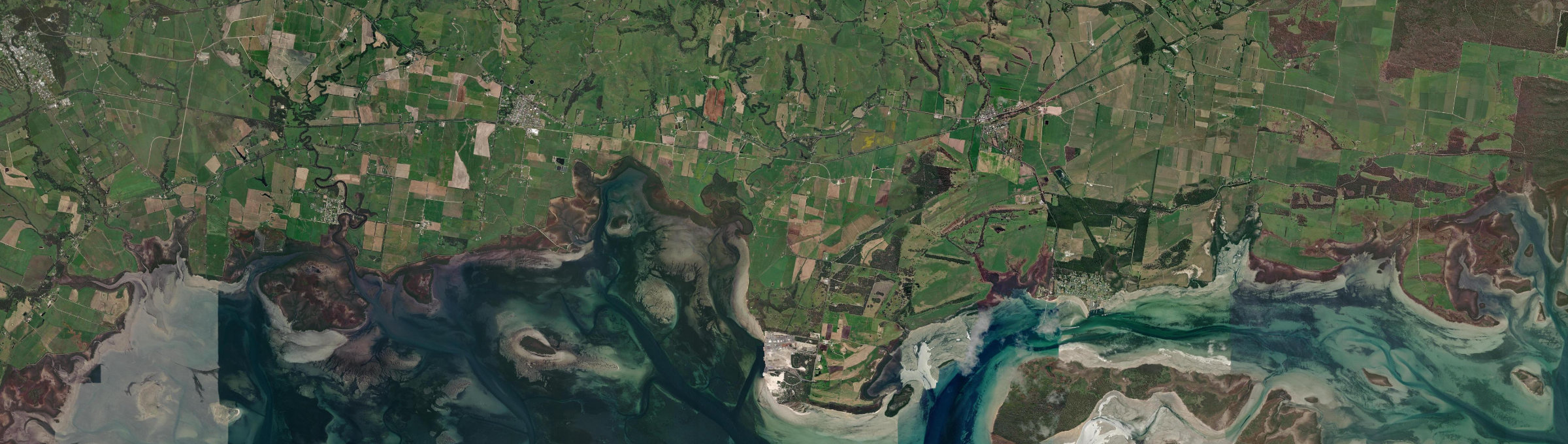 Aerial view of Agnes, VIC