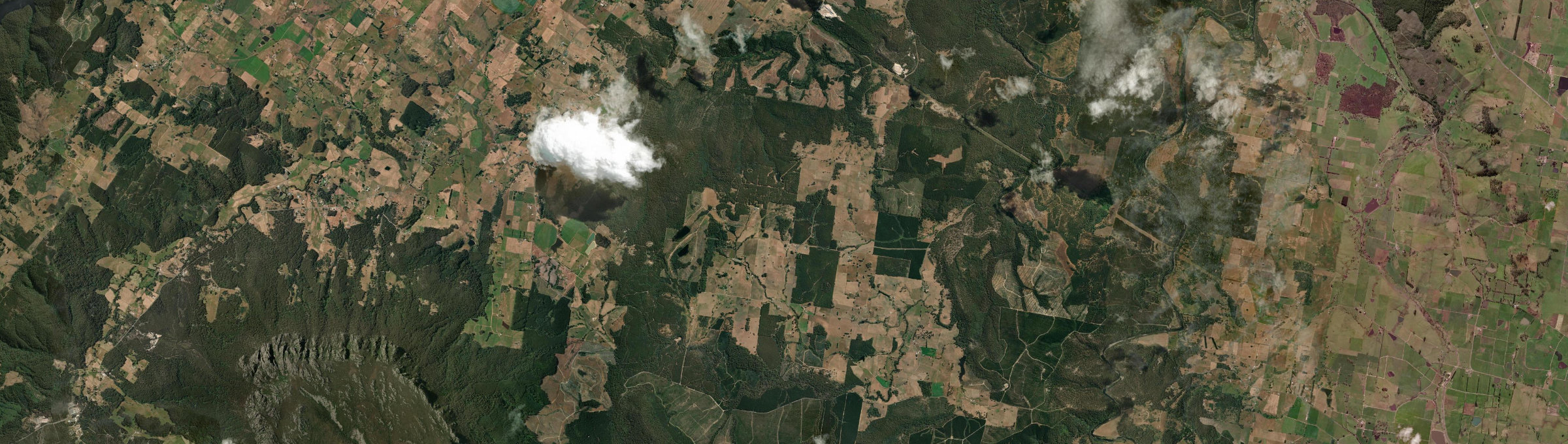 Aerial view of Beulah (Tas.), TAS