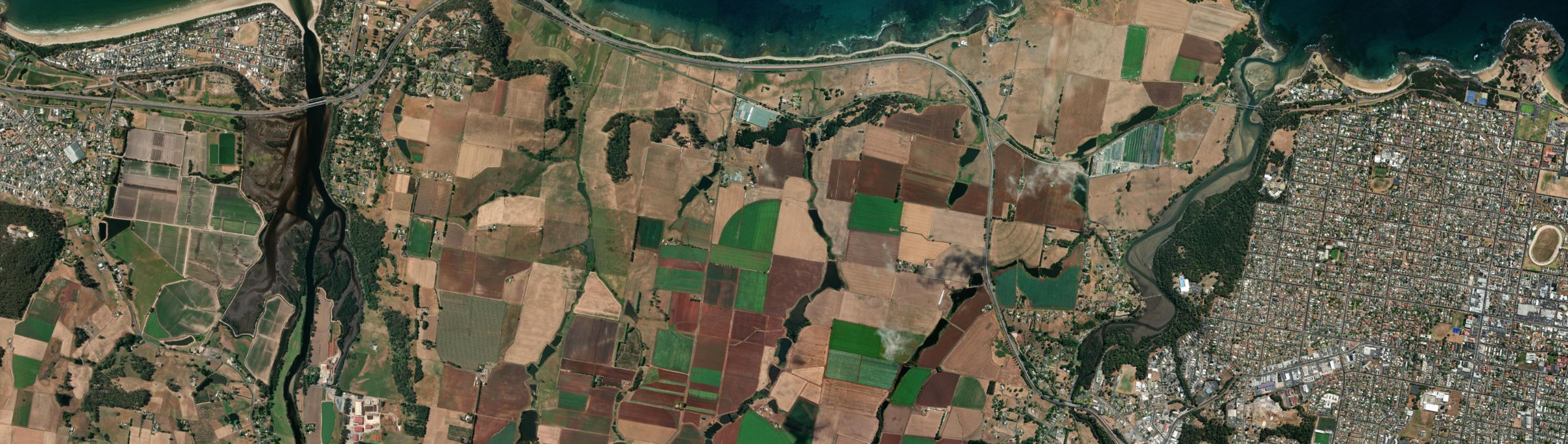 Aerial view of Lillico (Tas.), TAS