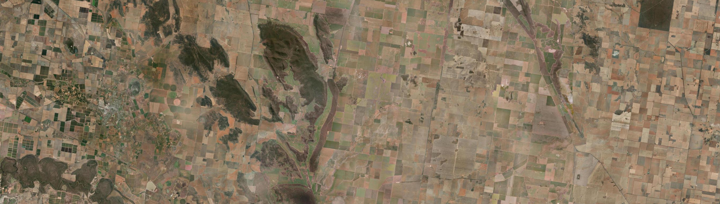 Aerial view of Landervale, NSW