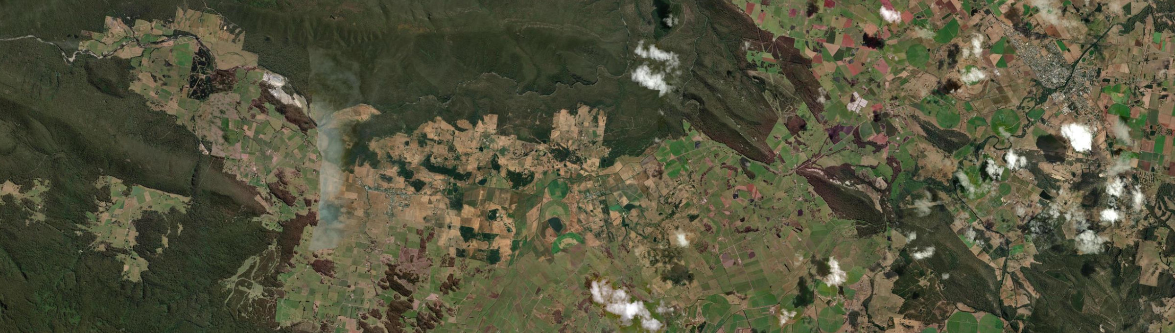Aerial view of Chudleigh, TAS