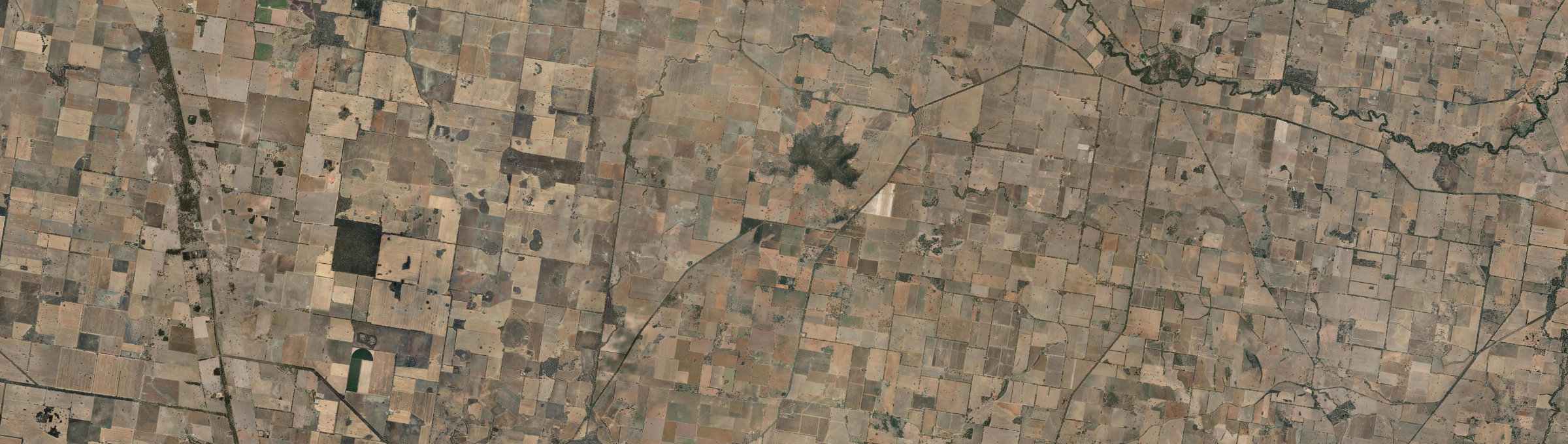 Aerial view of Goombargana, NSW